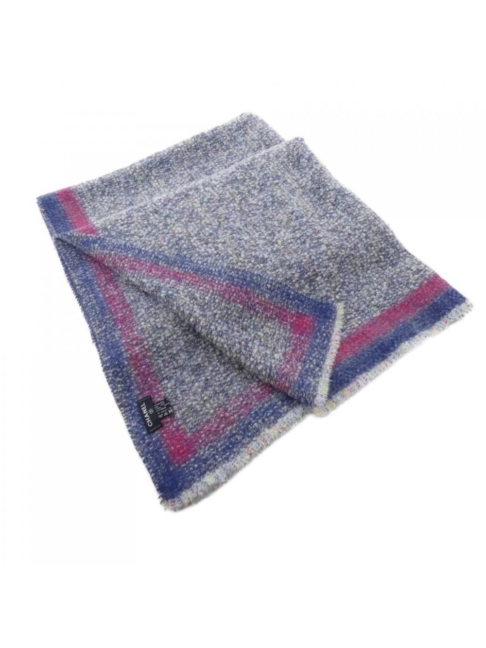 Chanel Stole Scarf Navy